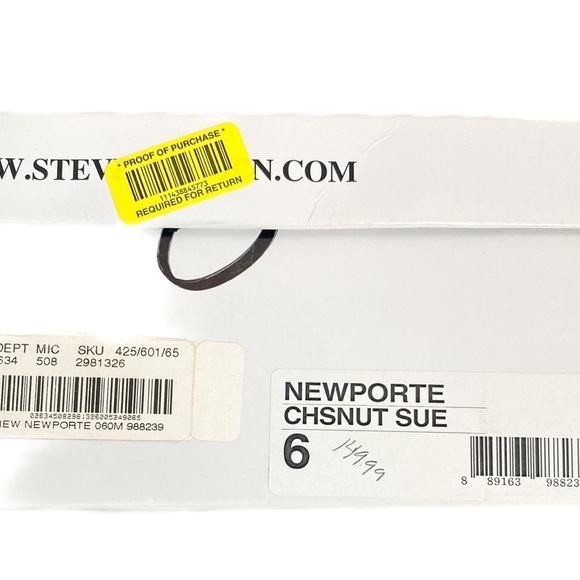 Steve Madden Newporte Fringe Western Ankle Bootie Chestnut Suede Size 6 Boho - Picture 9 of 10